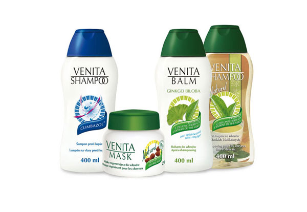 Venita - Etykiety na serię szamponów i maskę do włosów (archiwalne)