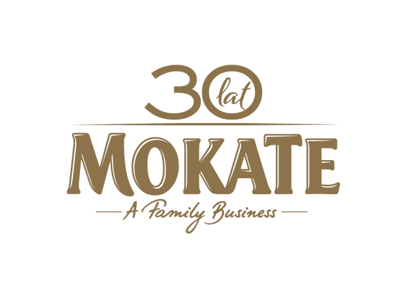 logo firmy Mokate z okazji 30 lat istnienia